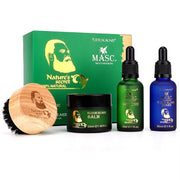 100% Natural Men's Grooming Beard Care Set