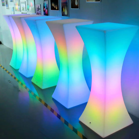 LED Light Cocktail Table