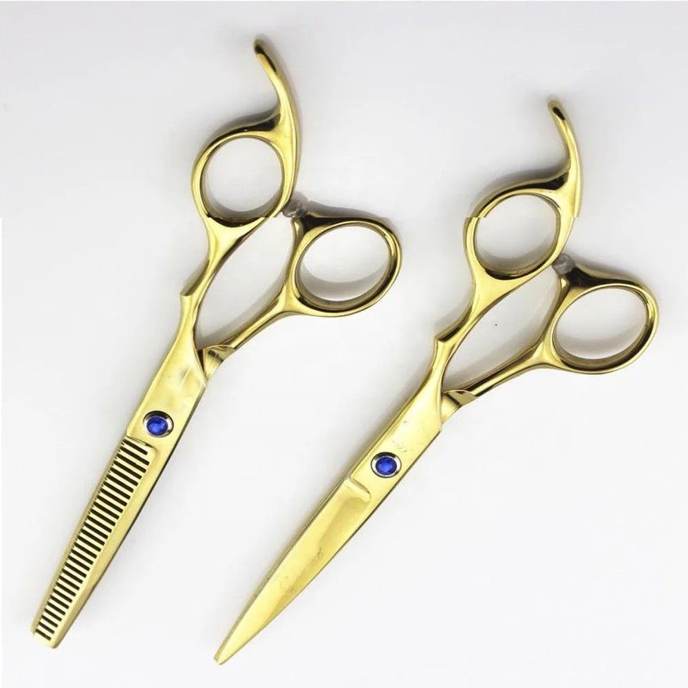 Japanese Barber/Hairstylist Haircutting Scissors set  6 inches