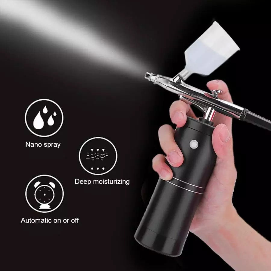 Rechargeable Airbrush Mini Air Compressor Spray Gun Kit – New