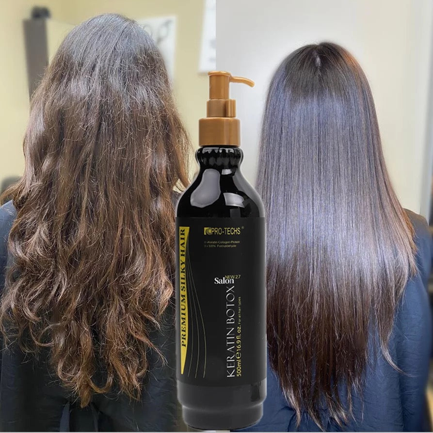 PRO-TECHS Brazilian Keratin Premium Hair Straightening Treatment 500ml
