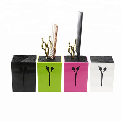 Barbershop Salon Scissors & Combs Holder Storage