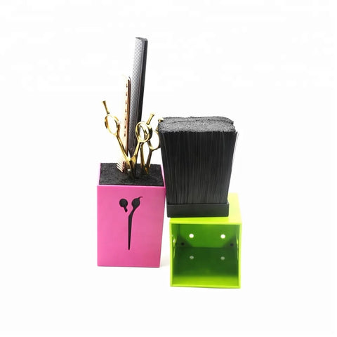 Barbershop Salon Scissors & Combs Holder Storage