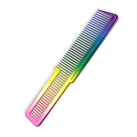 Barber gold/rainbow blending comb